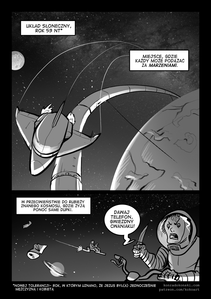 Lewa Misja – komiks 24h 2017 – strona 1